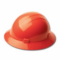 Americana Full Brim Hard Hat w/ 4 Point Slide Lock - Hi Viz Orange